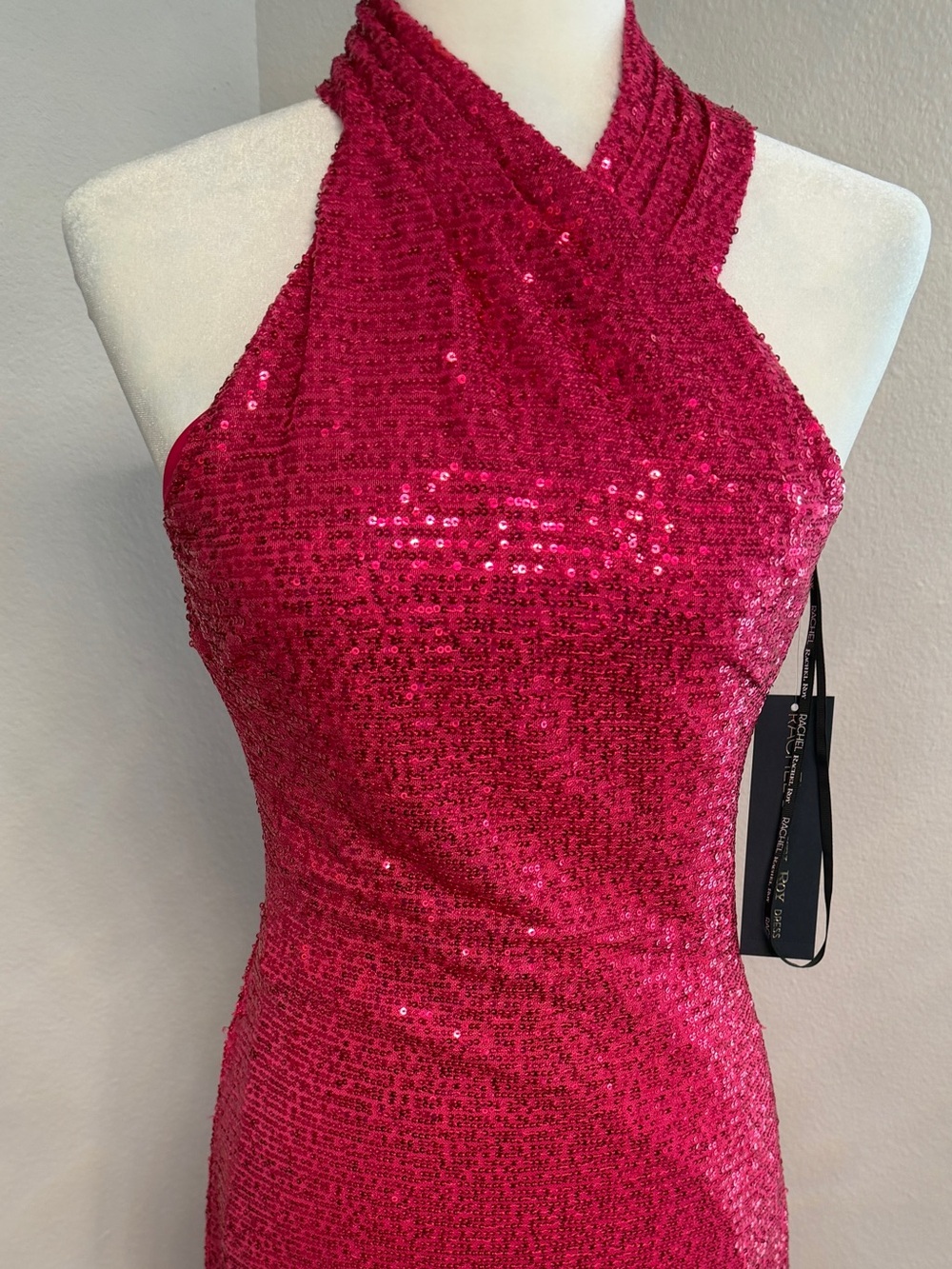 NWT Rachel Roy Fuchsia Sequin small Dress